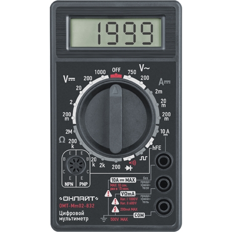 Мультиметр "ОНЛАЙТ" OMT-Mm02-832 