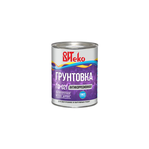 Грунт ГФ-021 "ВИТЕКО" красно-коричневый (5кг) (3) 