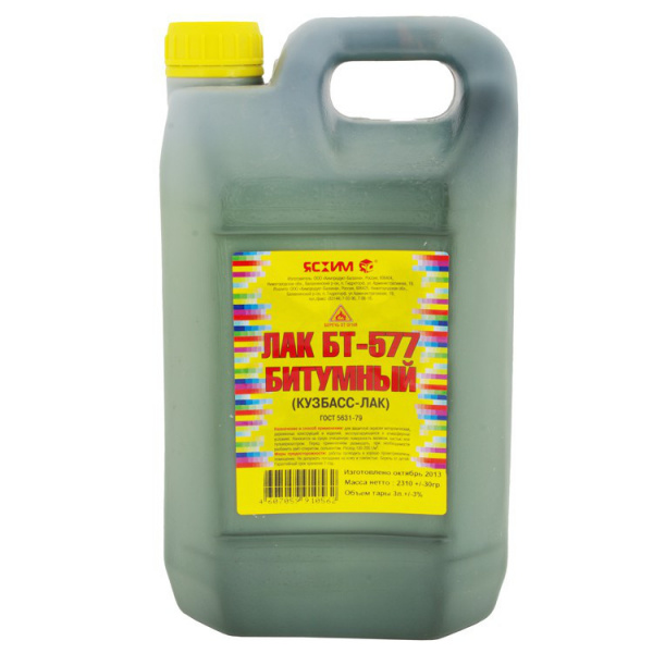 Лак битумный БТ-577 ПЭТ (5л) (6) 