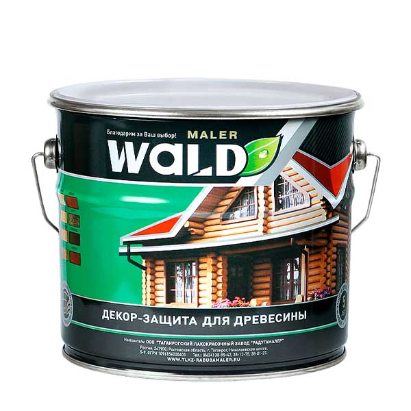 Деревозащитный состав "WALD" махагон  (3л) (3) 